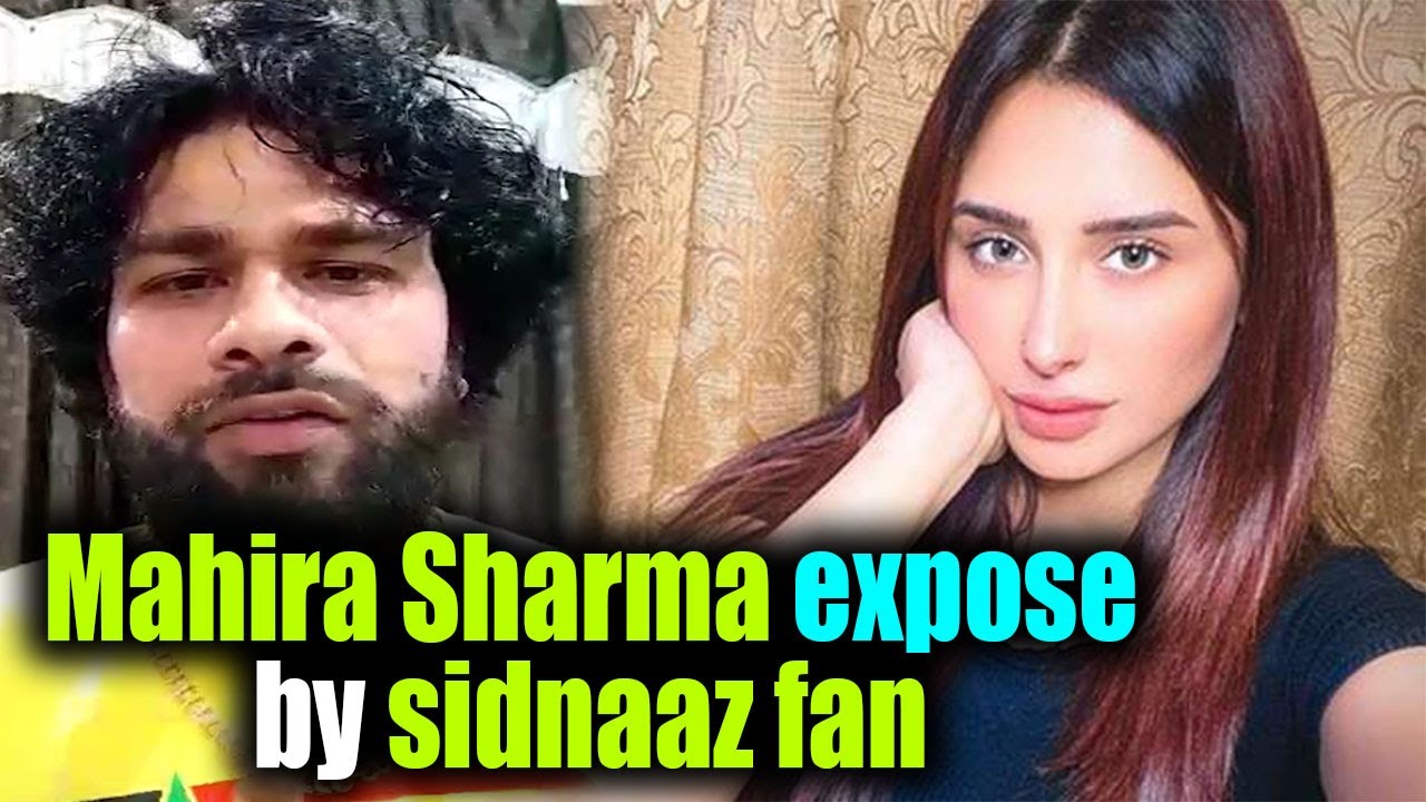 Mahira Sharma exposed by sidnaaz fan, vinit check it out what he has to say।