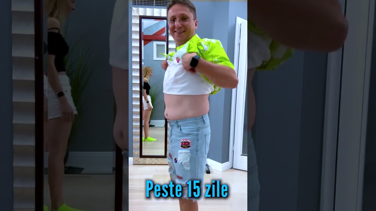 🔴 Am SLĂBIT 10 kg 😱 și să m-am TRANSFORMAT 🤯 I want to lose weight #shorts #melimi