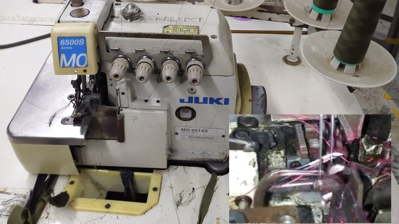 Interlock Juki ချည်ထိုးနဲ့တိုင်ပင်