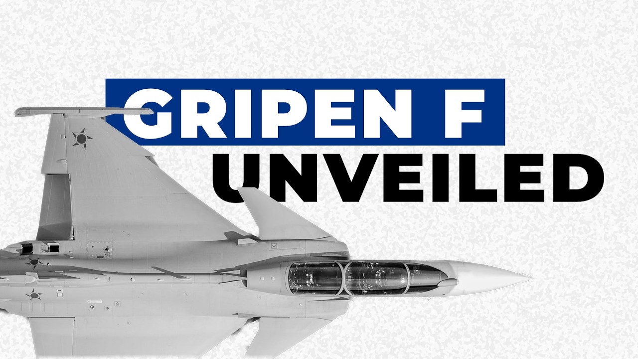 Saab Shows Off The Very First Gripen F In Sweden