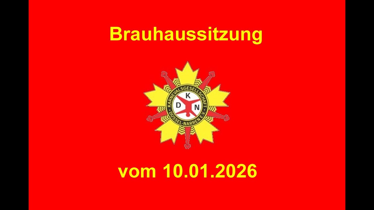 KG Düssel-Narren e.V. - Brauhaussitzung 10.01.2026