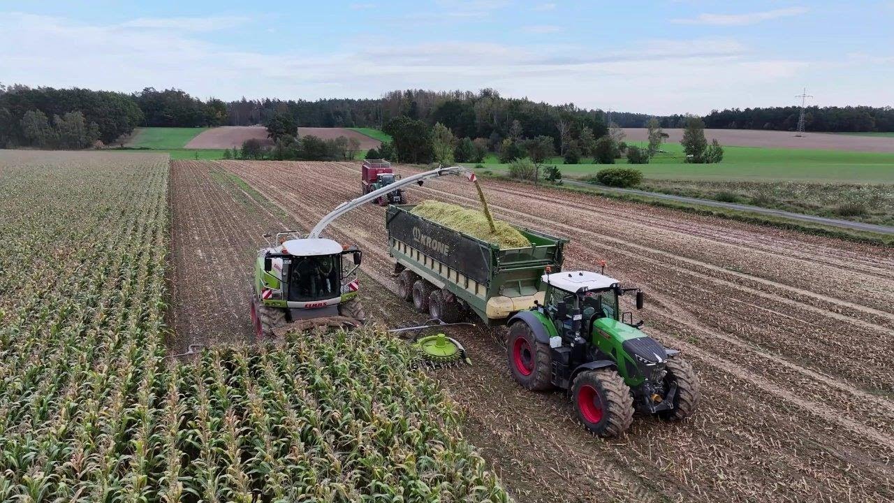 Mais-Häckseln 2023 in 4K UHD