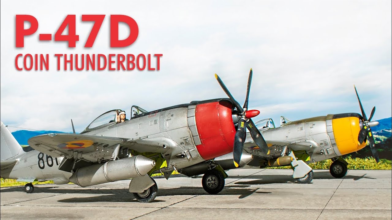 P-47D COIN Thunderbolt. Scale Models
