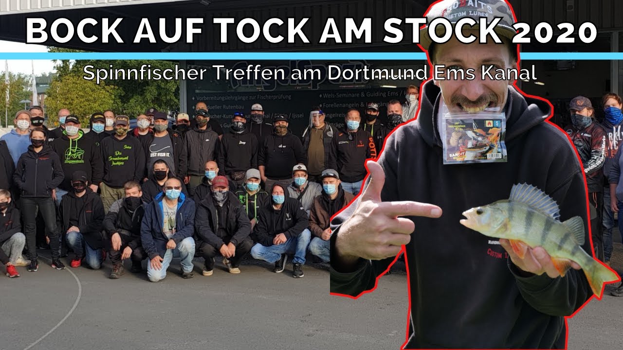 Angler Event: Bock auf Tock am Stock 2020 | Spinnfischer Treffen am Dortmund Ems Kanal