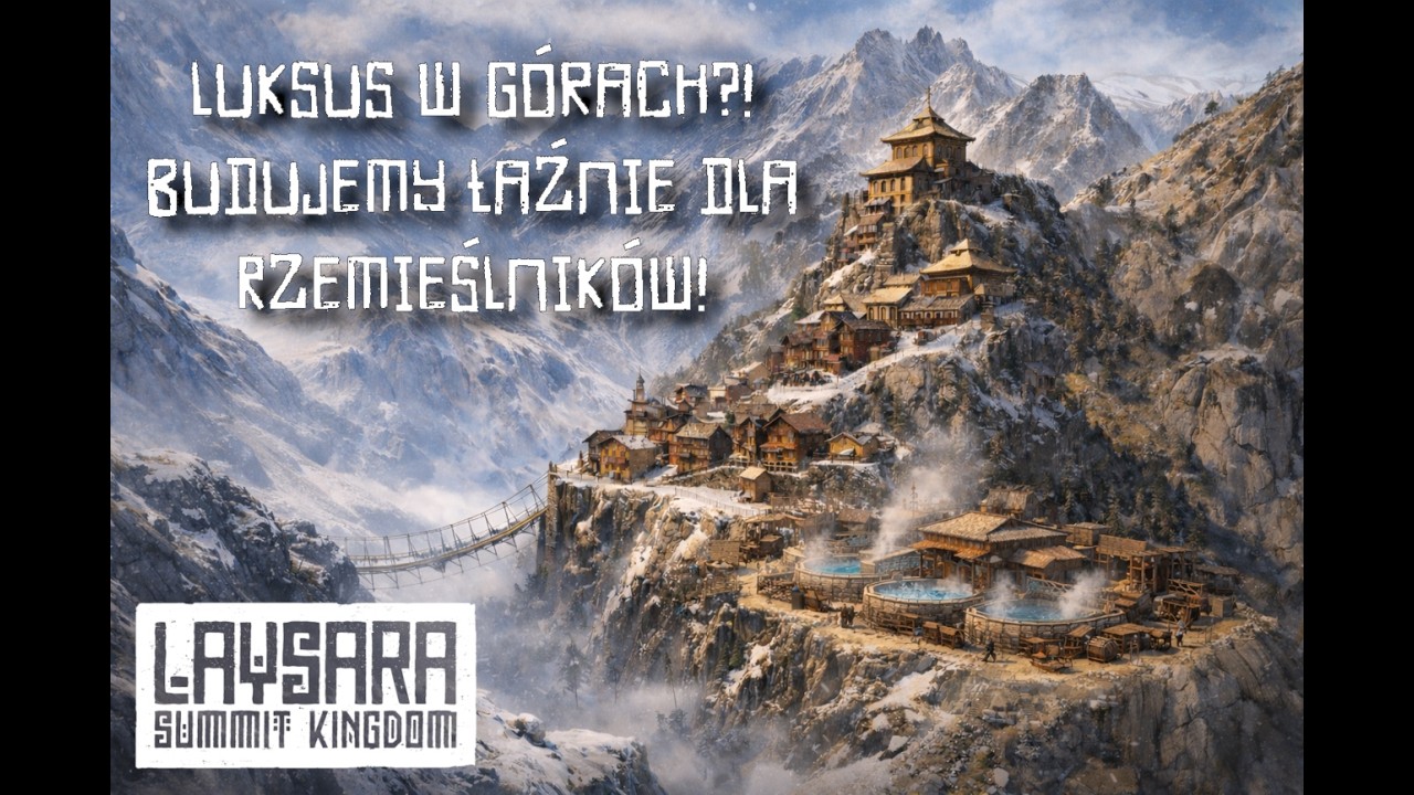 Luksusy w górach?! Łaźnie dla rzemieślników! ❄️🔥 #2 Laysara: Summit Kingdom