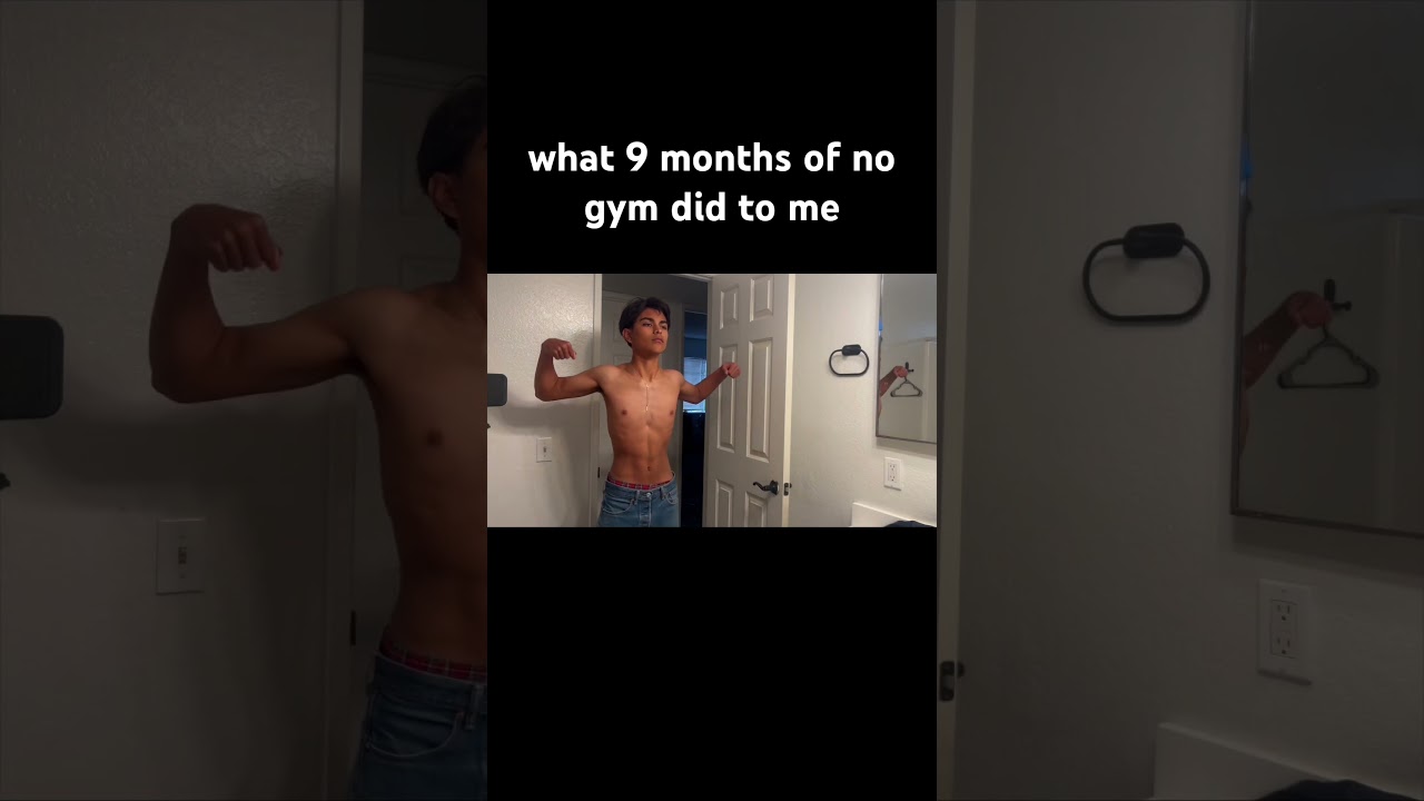 9 months of no gym #nogym #gym #gymprogress #berserk #weak