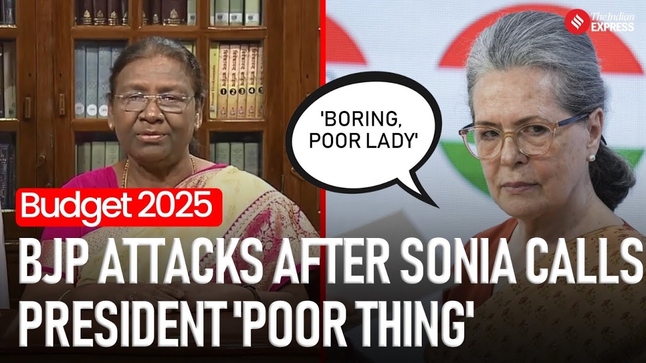 'Poor Thing' Remark: Sonia Gandhi Calls President 'Poor Thing'; BJP Calls It Insult