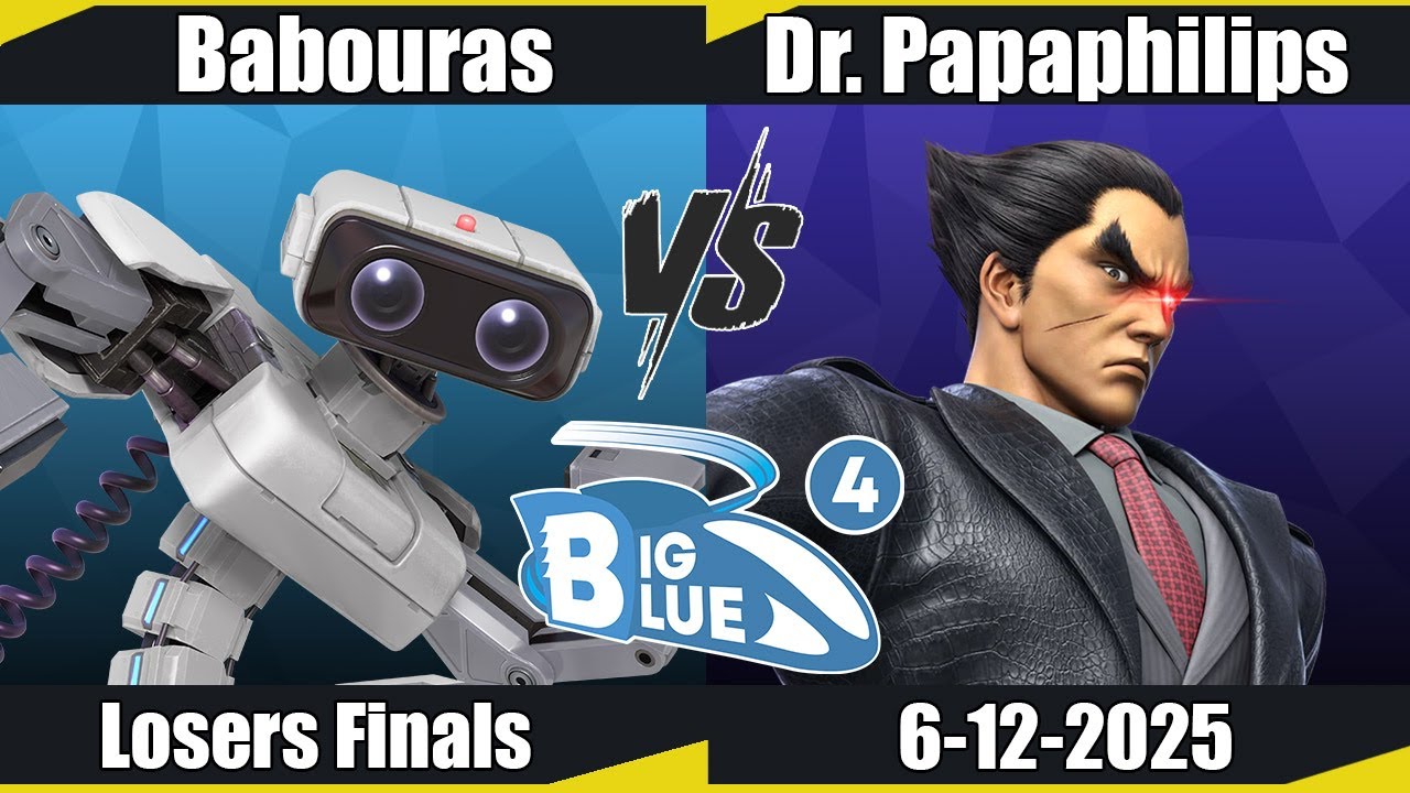 Big Blue 4 - Babouras (ROB) vs Dr. Papaphilips (Kazuya) LF - SSBU