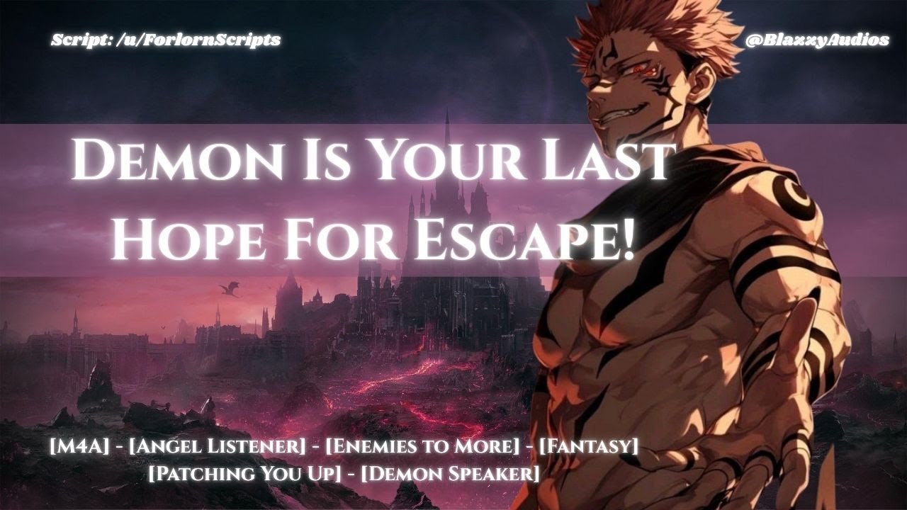 Demon Helps You Escape! ASMR Roleplay [M4A] [Enemies To More] [Angel Listener] [Fantasy] [Banter]