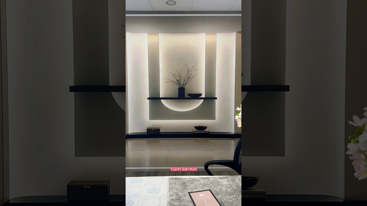 Decor Tranh 3D Phông nền Livestream Hiện Đại