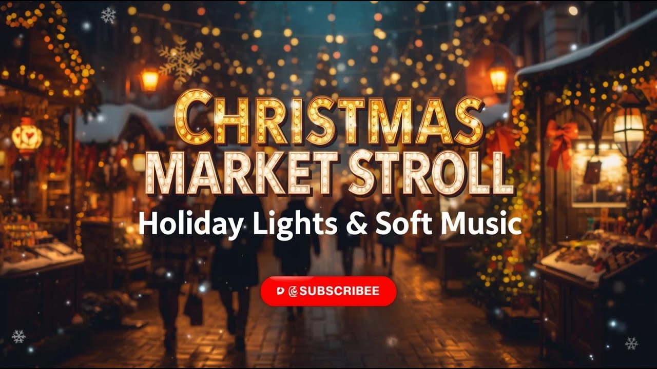 🏘️ Christmas Market Stroll &ndash; 3 Hours of Holiday Lights & Soft Music