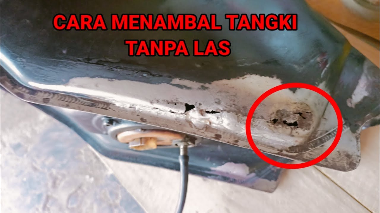 CARA MENAMBAL TANGKI VIXION YANG BOCOR, BERKARAT PAKAI LEM PORTING