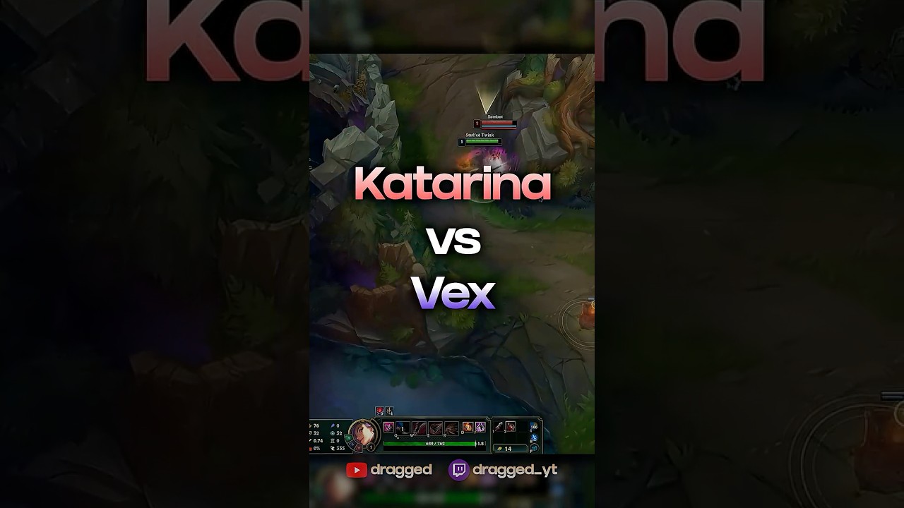 Katarina vs Vex dih tips 🍆❗🤗  #leagueoflegends #katarina #vex
