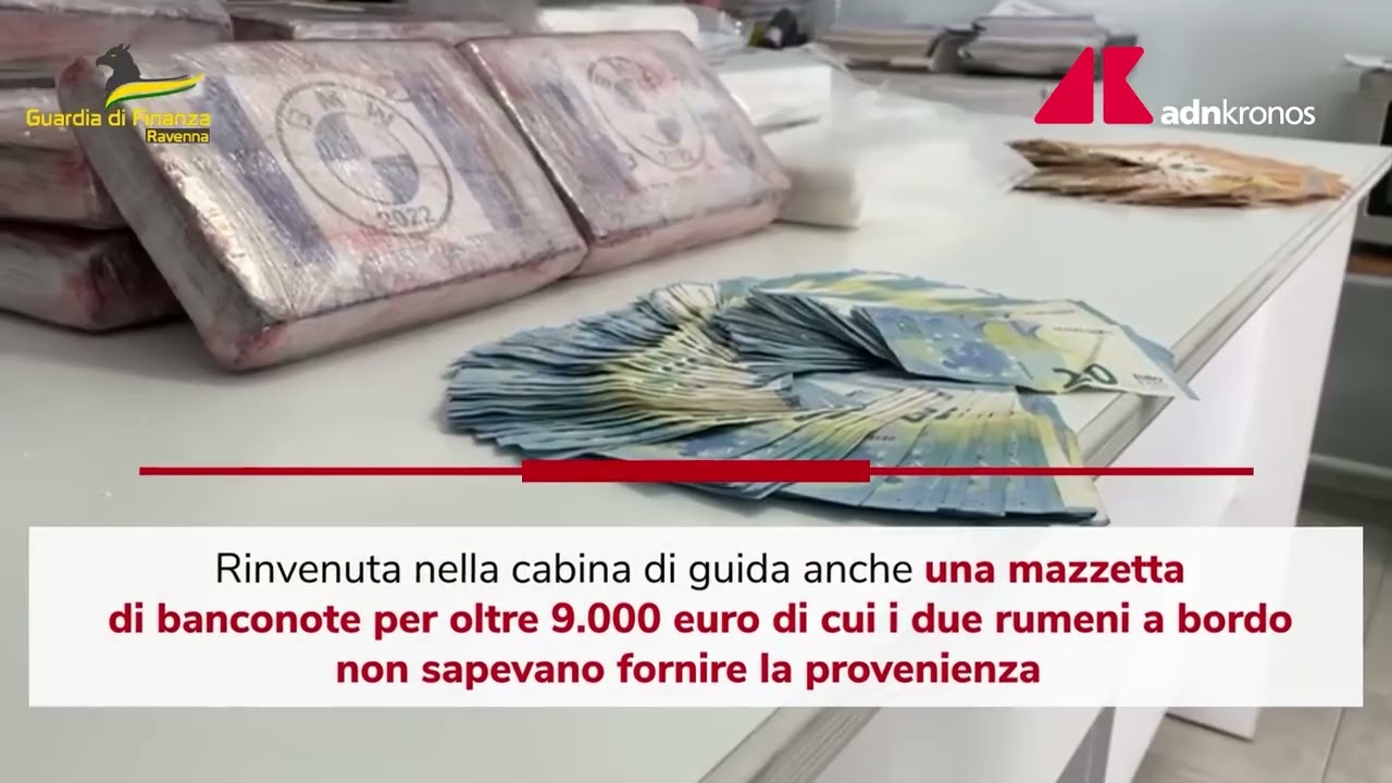 Ravenna, oltre 20 kg di cocaina nel furgone: due arresti