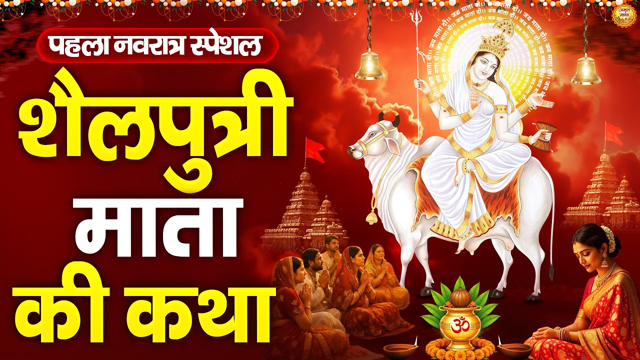 पहला चैत्र नवरात्रि- आज माता शैलपुत्री की कथा नसीब वाले ही सुन पाते हैं - Shailputri Mata Katha 2026