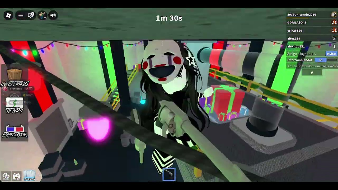 Estaba jugando Murder Mistery con mis amigos y nos encontramos a una hacker...