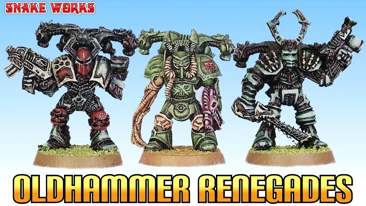 Rogue Trader era Chaos Space Marines - Oldhammer - Warhammer 40k