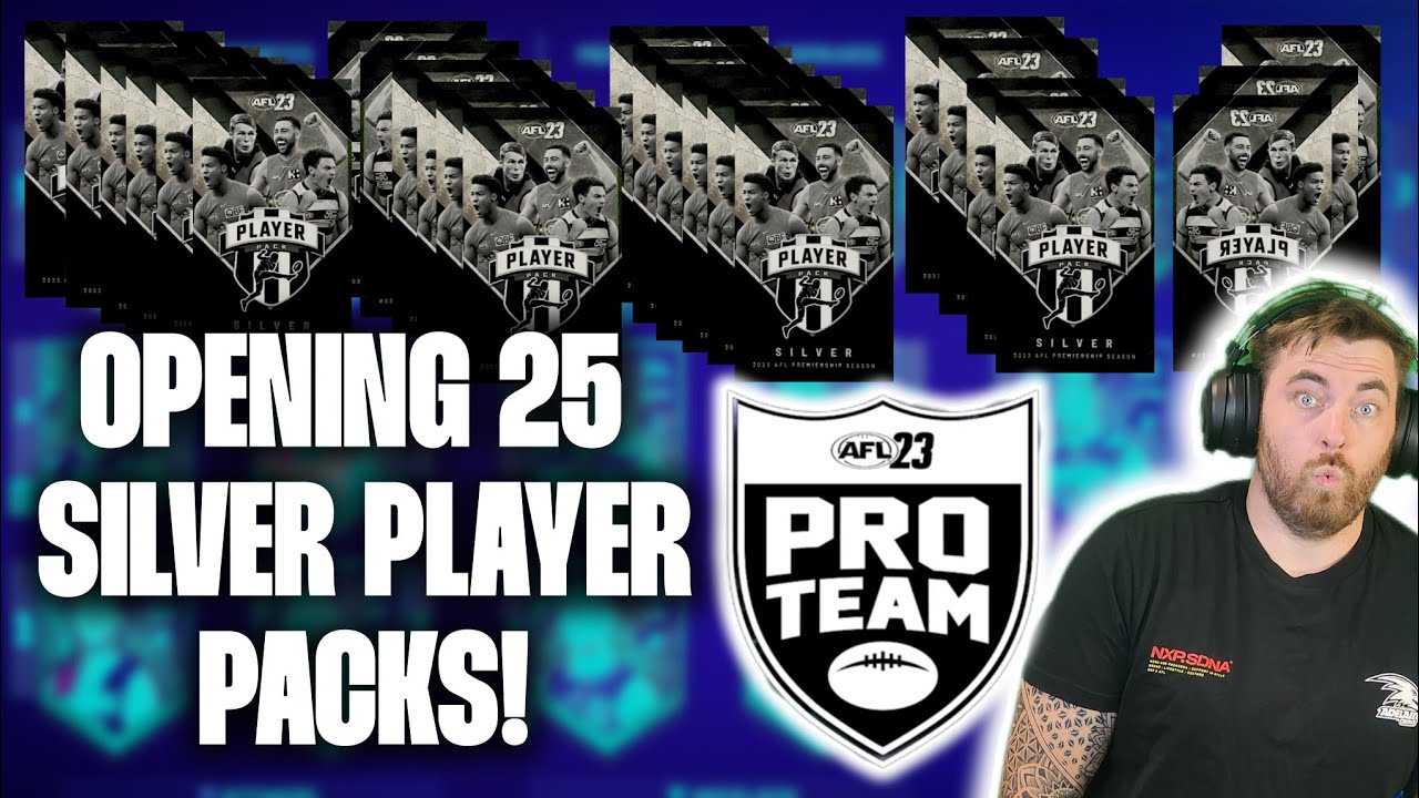AFL 23 PRO TEAM OPENING 25 SILVER PLAYER PACKS! #AFL23 #PROTEAM #AFL23PROTEAM