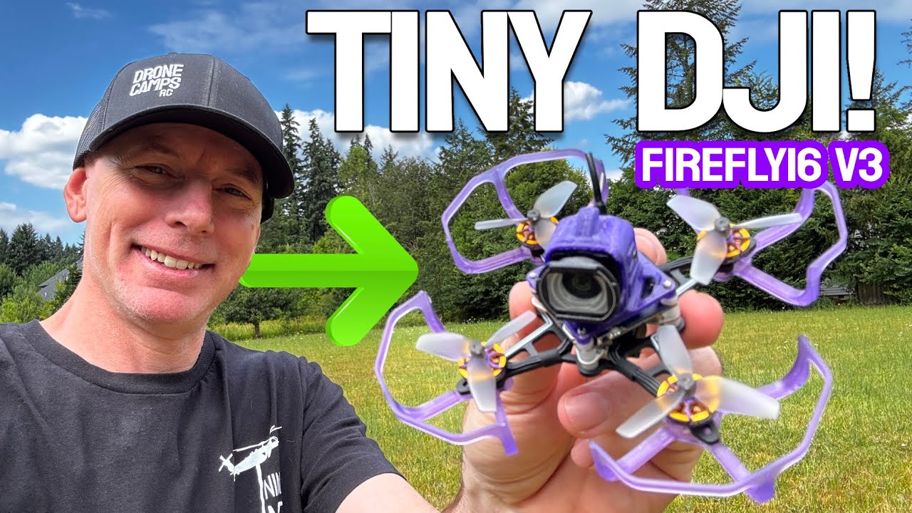 TINYIEST DJI Drone for ULTIMATE Beginners - Firefly16 Nano Baby. 😃