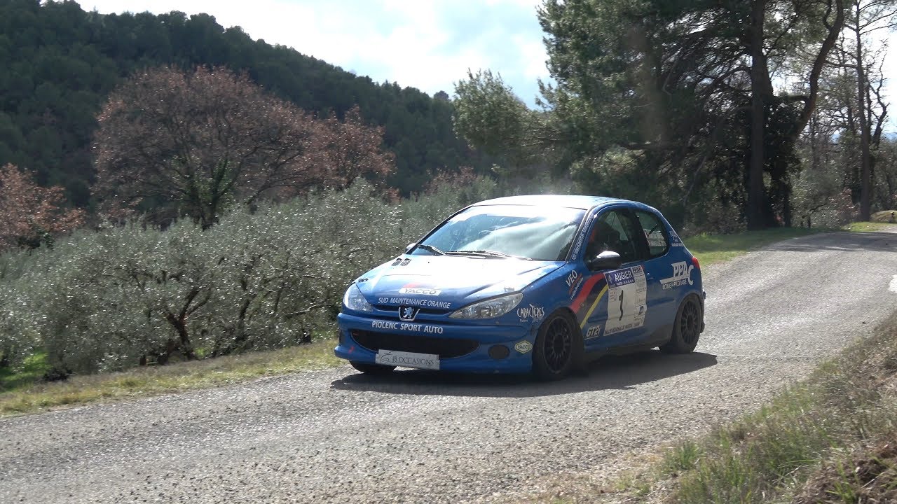 Rallye de Vaison la Romaine 2020 - Peugeot 206 XS N°1 - Jean-Luc MOREL et de Mireille TOTI