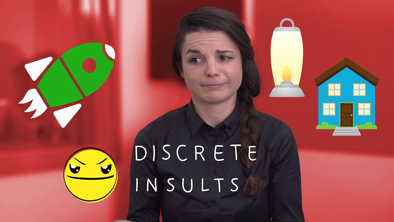 Weekly English Words with Alisha - Discrete Insults