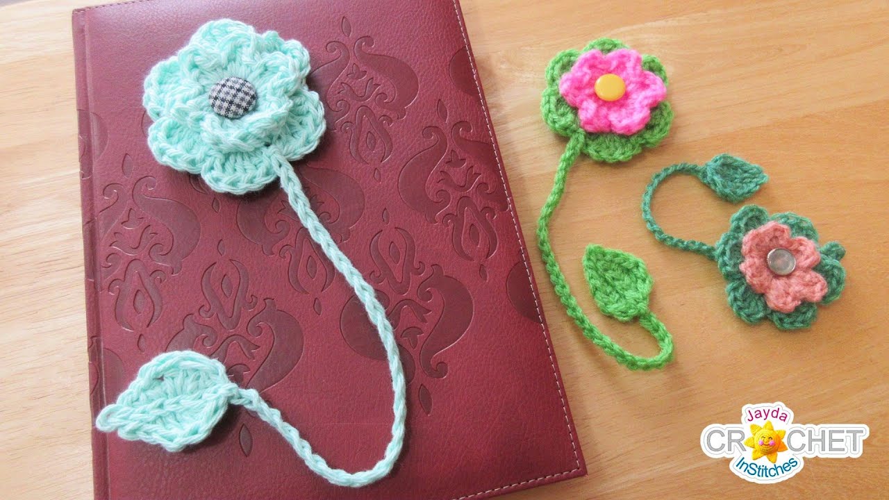 Flower Bookmark Crochet Pattern & Tutorial