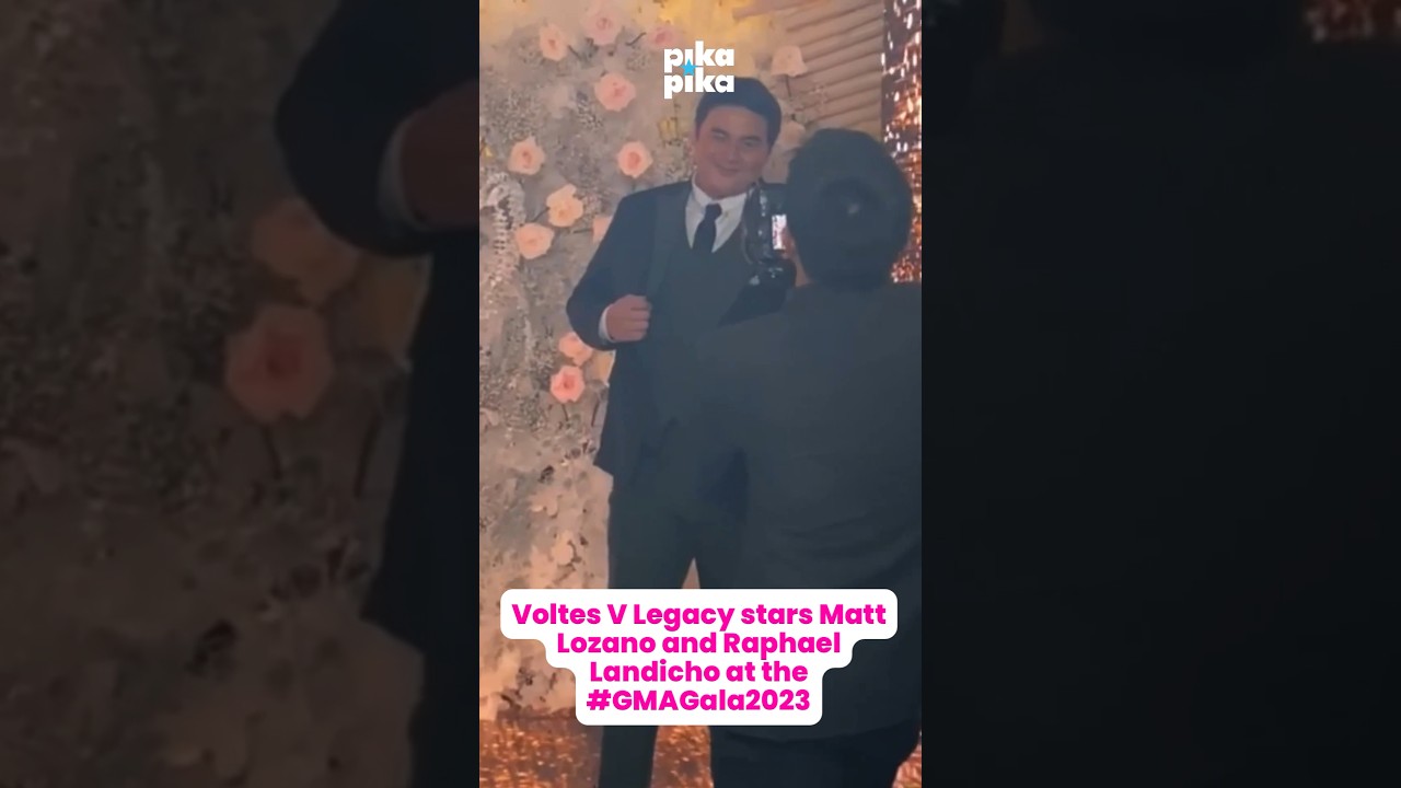 #VoltesVLegacy stars #MattLozano and #RaphaelLandicho at the #GMAGala2023 #Sparkle #PikapikaPH