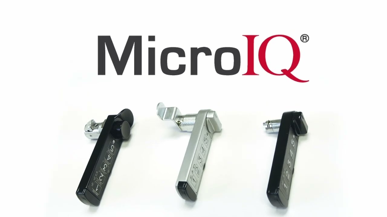 MicroIQ promo - electronic lock for office cabinets