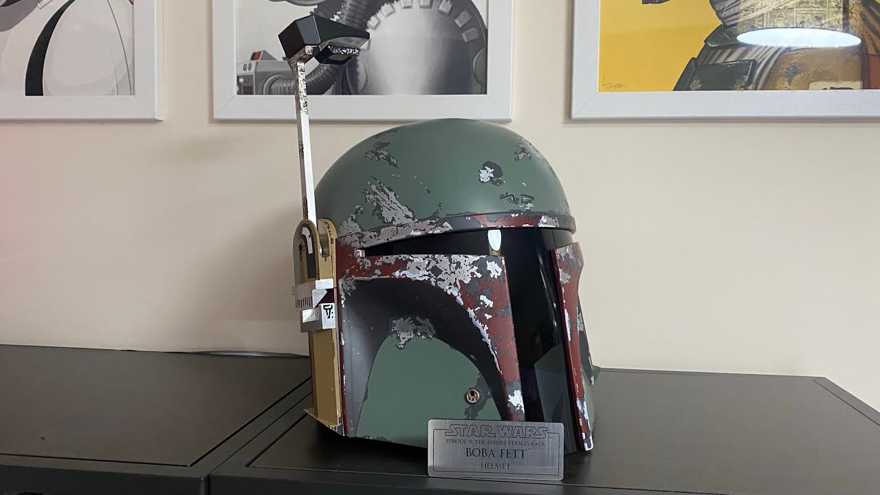EFX Collectables Empire strikes Back Boba Fett helmet unboxing