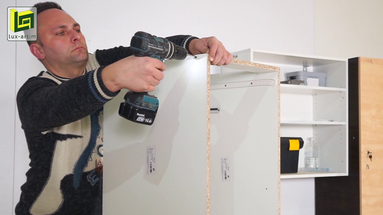 DOMINO Corp Bază 1 sertar 1 ușă D3 | Instrucțiuni Montare | magazinulcumobila.ro