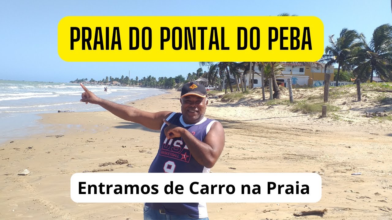 Cheguei no Pontal da Praia do Peba