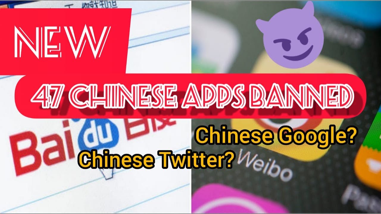 WEIBO, BAIDU AND OTHER CHINESE APPS BANNED - FACTUBE