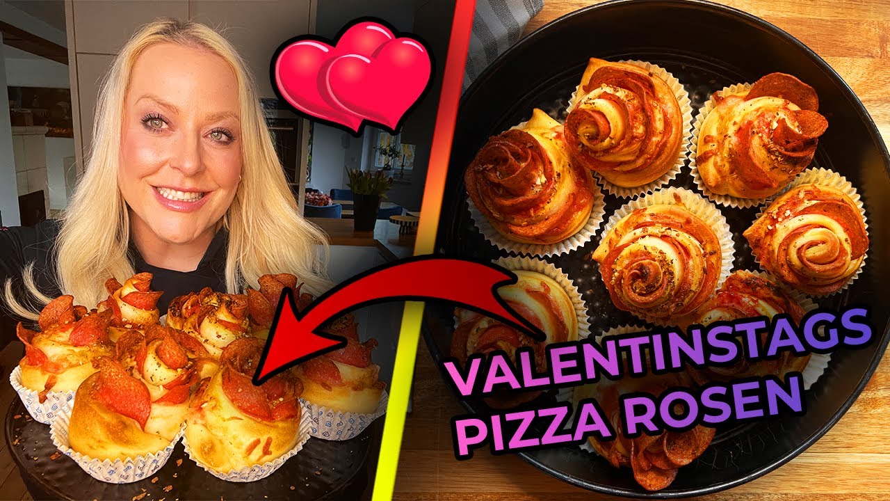 VALENTINSTAGS SPECIAL / Pizza Rosen zum selber machen!!!