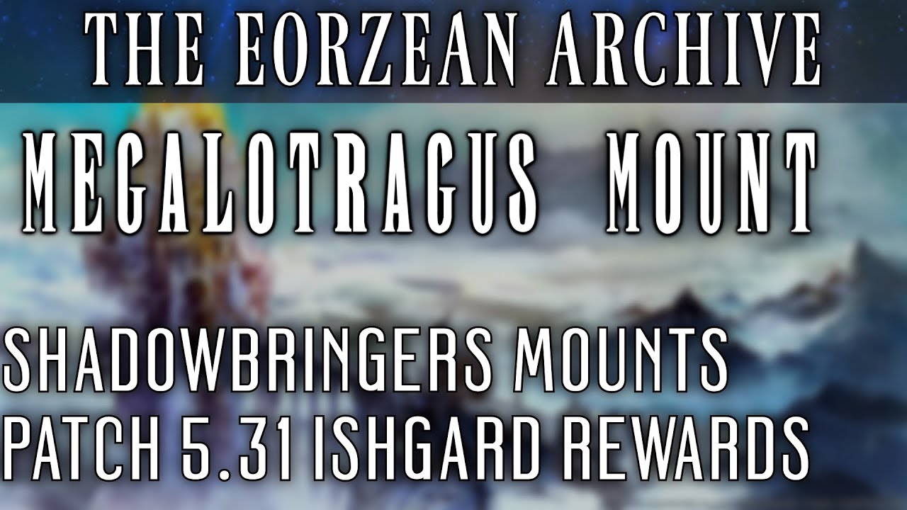 Megalotragus Mount (FFXIV Patch 5.31)