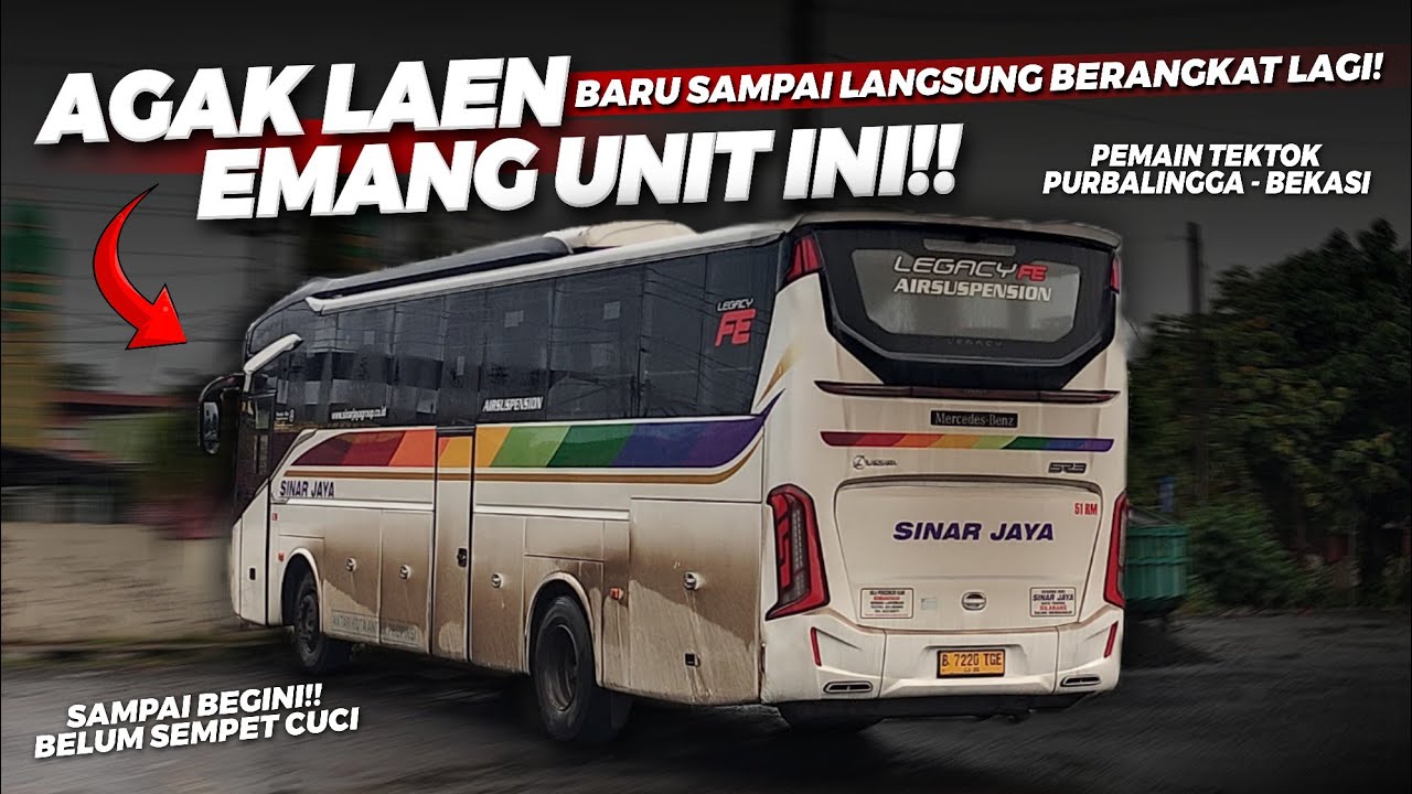 BARU NYAMPE LANGSUNG BERANGKAT😱 || ARUS BALIK LIBUR NATARU BANYAK BUS ANOMALI‼️|| TERMINAL MEMBLUDAK