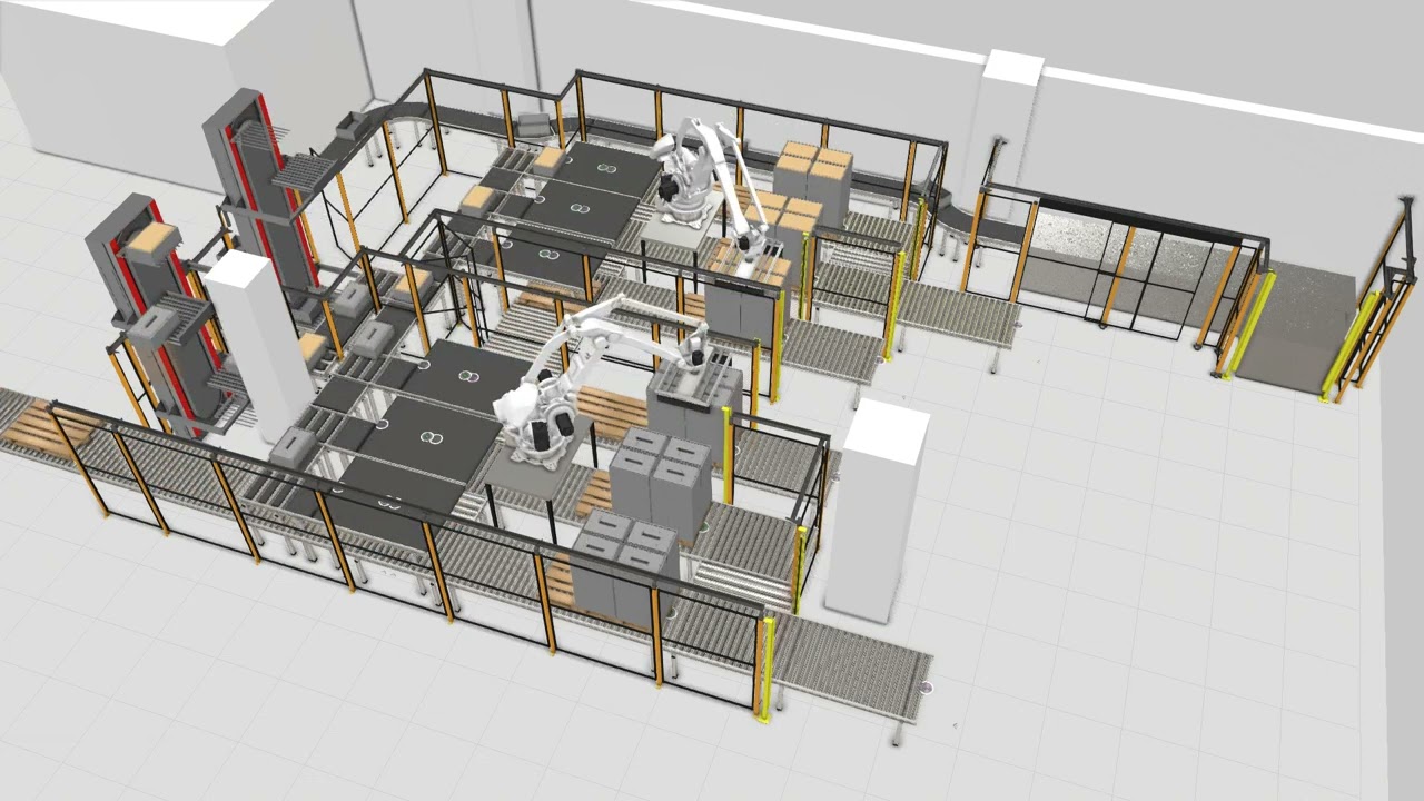 Gizelis Robotics / 3D Simulation for a Potential Customer