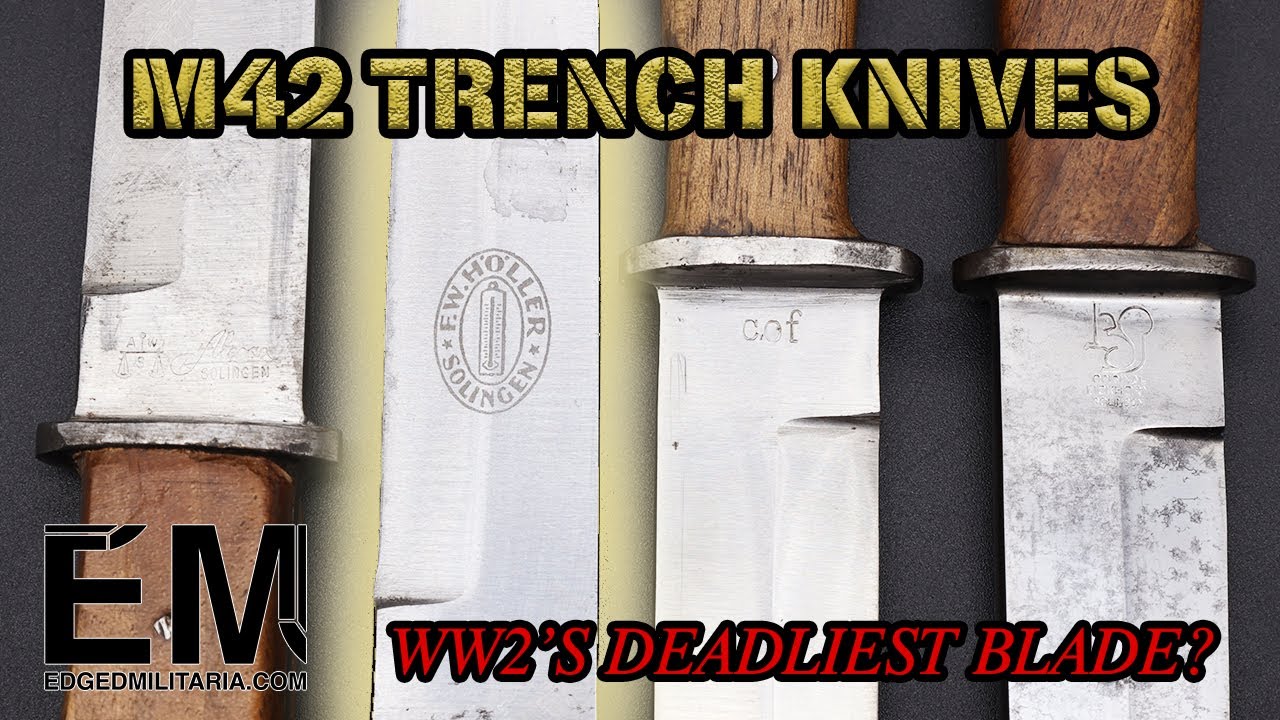 The Brutal Beauty of WW2 German M42 Knives – RARE Maker-Marked Boot Blades