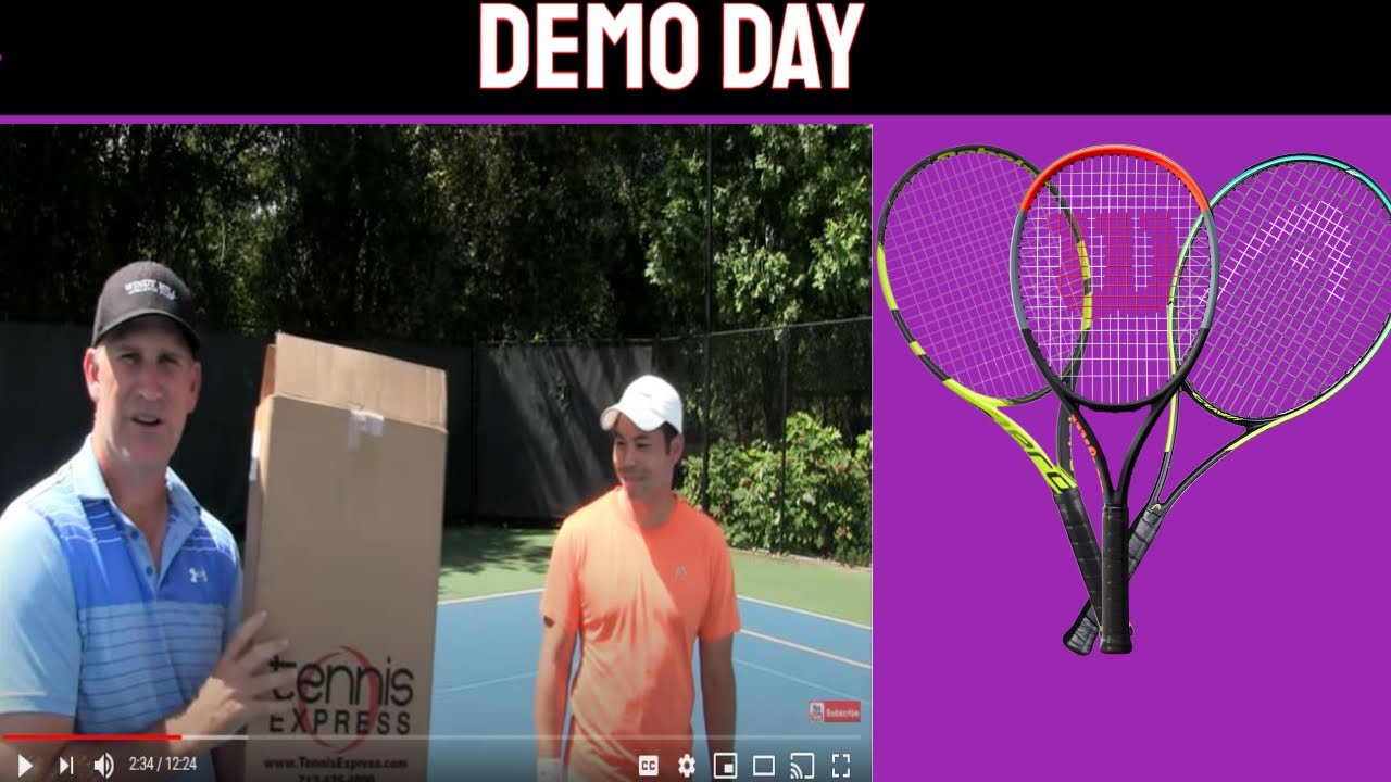 How to Pick a Tennis Racket with Tennis Express EP 2. (Demo Day) 🎾🎾🎾