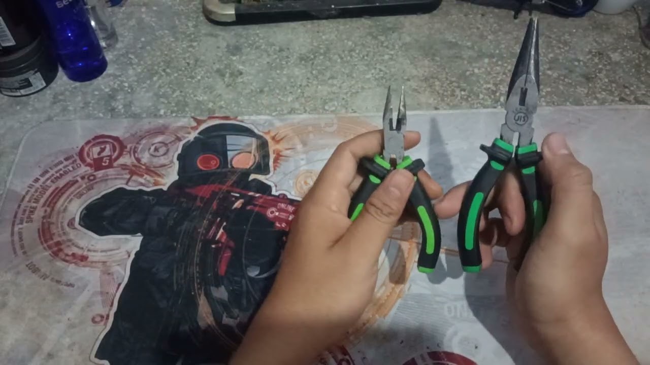 Review Tang lancip Tekiro mini 4,5 inch baru