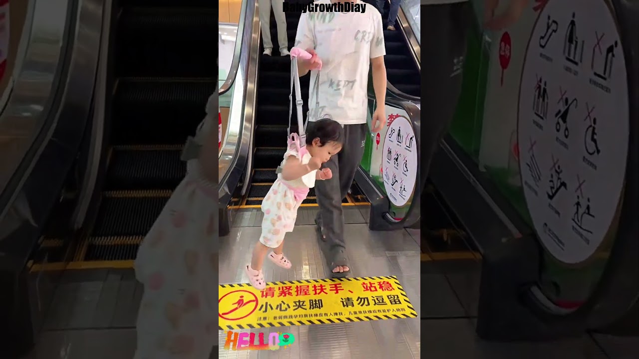 How Can I Help My Baby Walk Without Fear of Falling? This Walking Harness is the Key!#Shorts