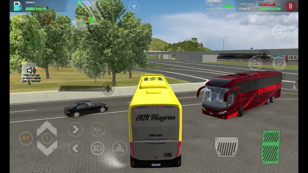 Carrera #5: En buses Mascarello. De Sao Paulo a Río de Janeiro. Ganó Bardock.