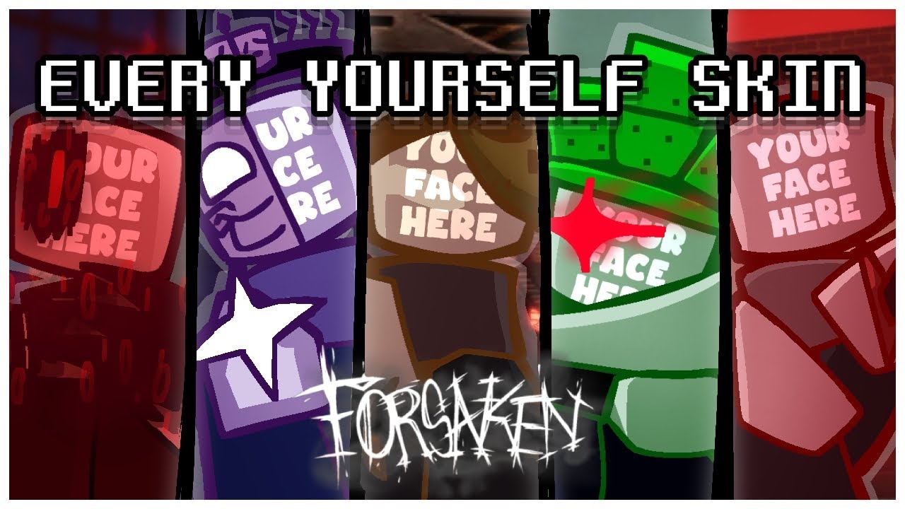 FORSAKEN: EVERY YOURSELF SKIN in the HELL'S DEFROST UPDATE (roblox)