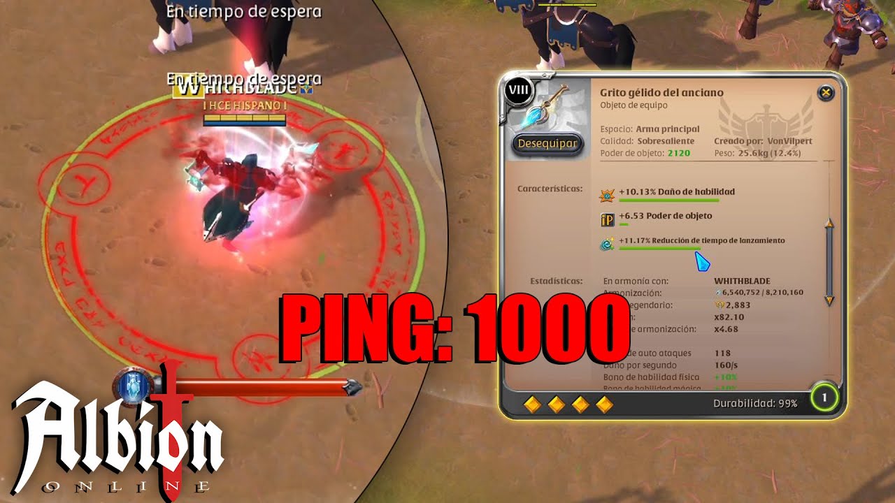🤑GUIA de COMO jugar FROST con MÁS DE 100 DE PING 🔥 | Albion Online