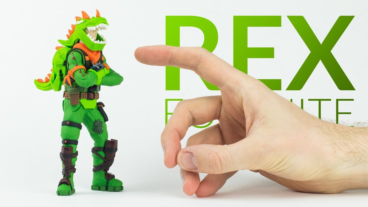 Rex (Fortnite Battle Royale) – Polymer Clay Tutorial