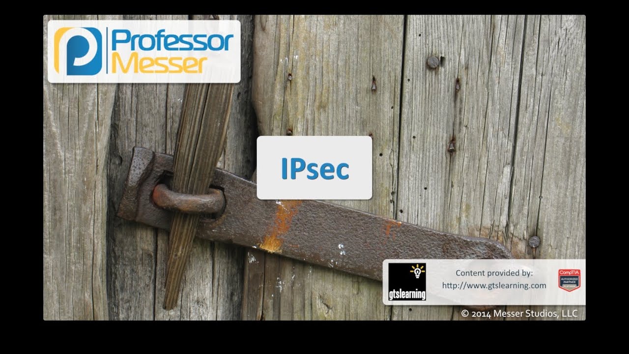 IPsec - CompTIA Security+ SY0-401: 1.4