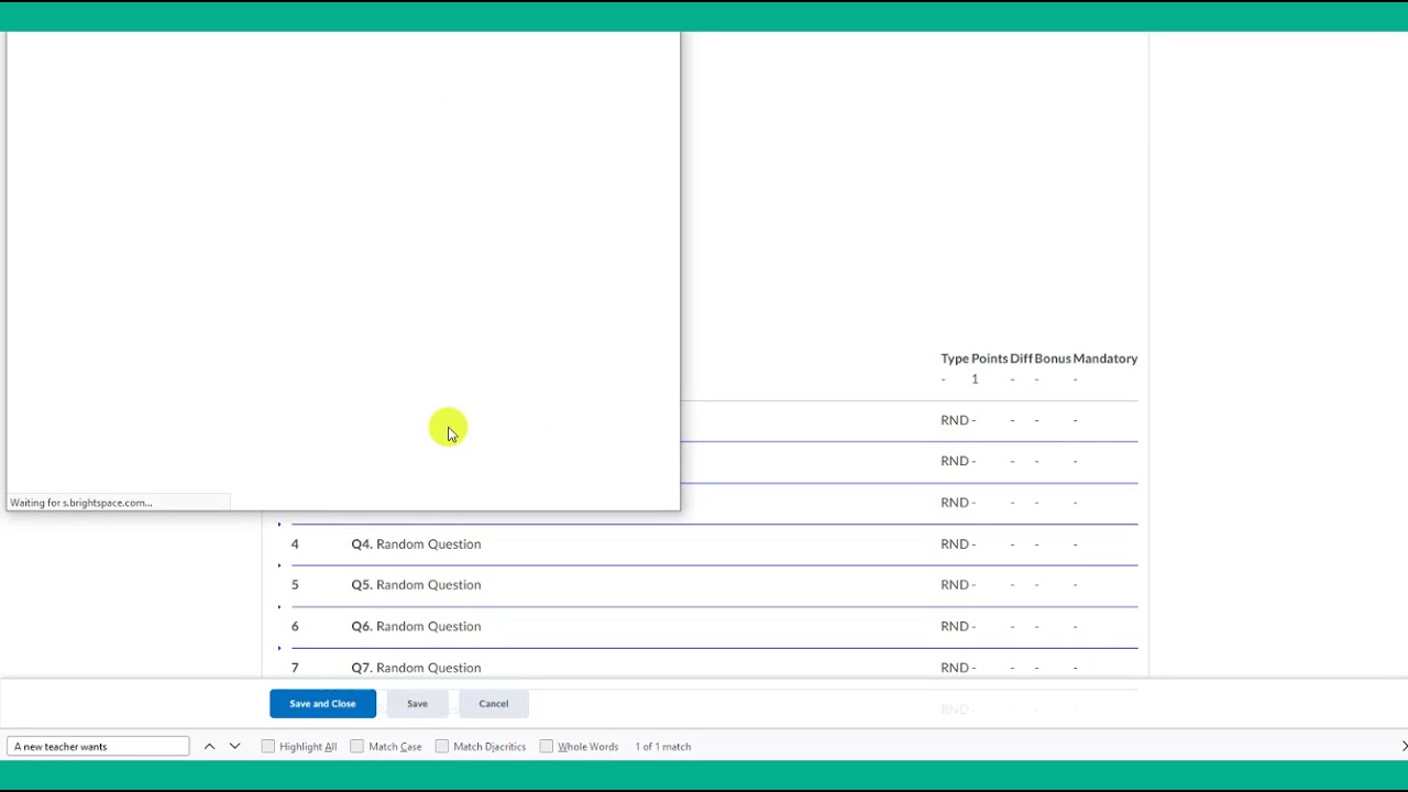 Viewing Quiz Statistics and Fixing 
