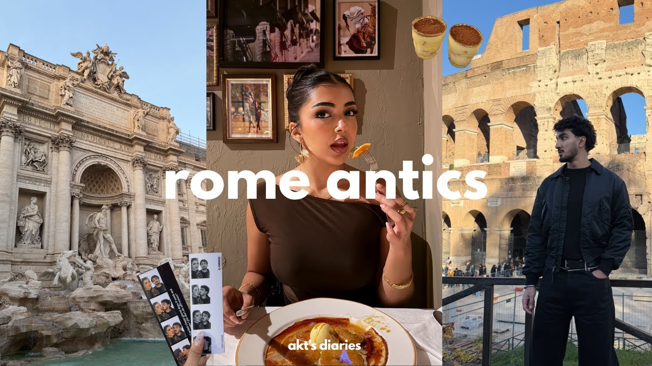 couple of romantics in rome
