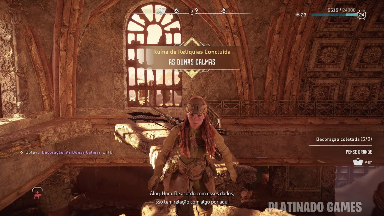 HORIZON FORBIDDEN WEST - RUINAS DE RELIQUIAS: AS DUNAS CALMAS