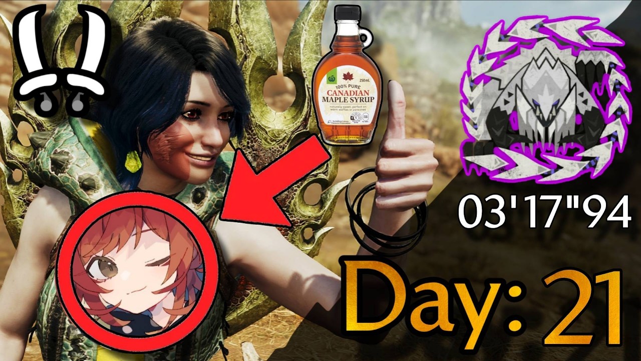 Hunting an Arkveld Everyday Until The MH Wilds Expansion Releases Day: 21 Feat: Maple (SappleMyrup)