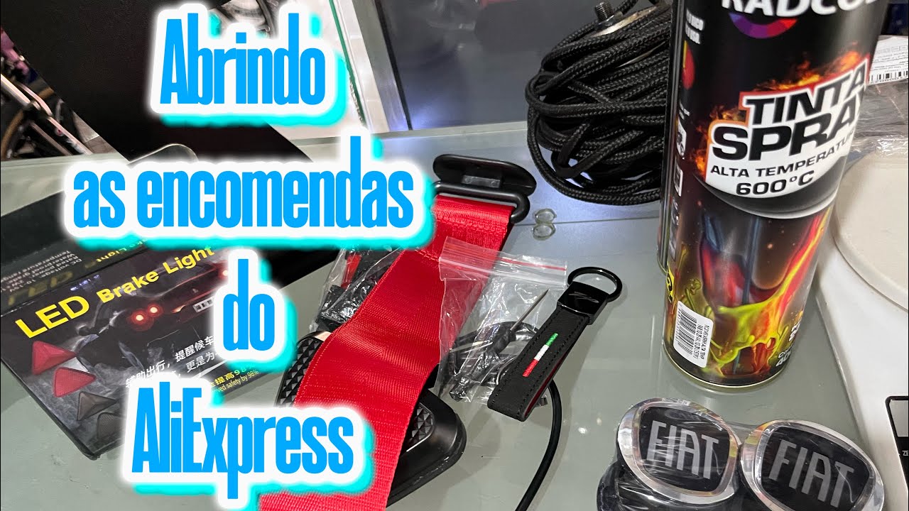 Chegaram do AliExpress mais acessórios para o Siena unbox 